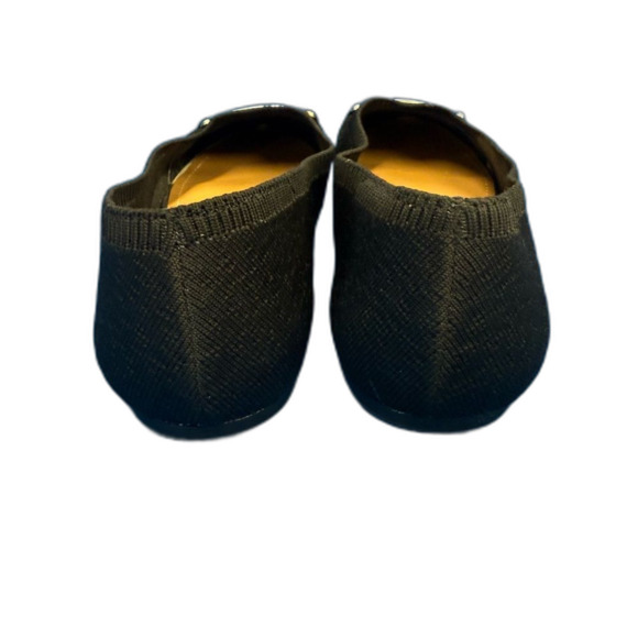 Nautica Stylish Black Knit Flats with Silver Accent Size 9.5 - Picture 5 of 6